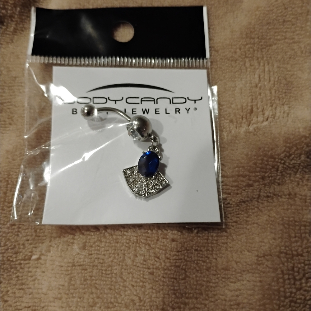 Body Candy Blue and Silver Earrings